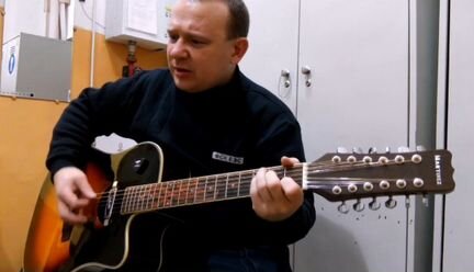 Электроакустическая гитара Martinez 12-ти струнная