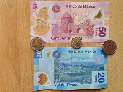 Банкнота Песо Мексиканское