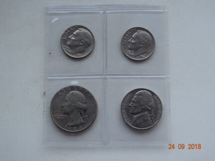 Монеты Liberty 17 шт