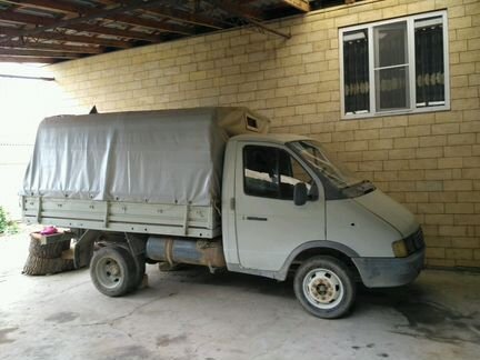 ГАЗ ГАЗель 3302 2.4 МТ, 1998, фургон, битый