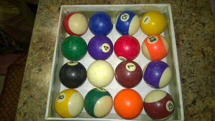 Бильярдные шары Billiard Balls+Кий