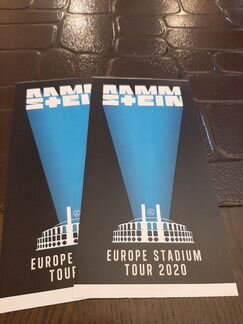 2 билета на концерт Rammstein