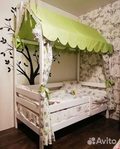 Кроватка в наличии детская домик К