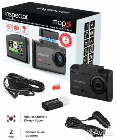 Видеорегистратор- детектор Inspector MapS