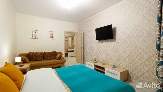 

1-к. квартира, 37 м², 2 кровати