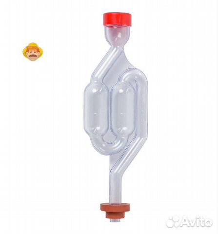 Гидрозатвор для брожения двухкамерный