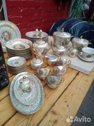 Сервиз чайностоловый гдр мадонна паутинка