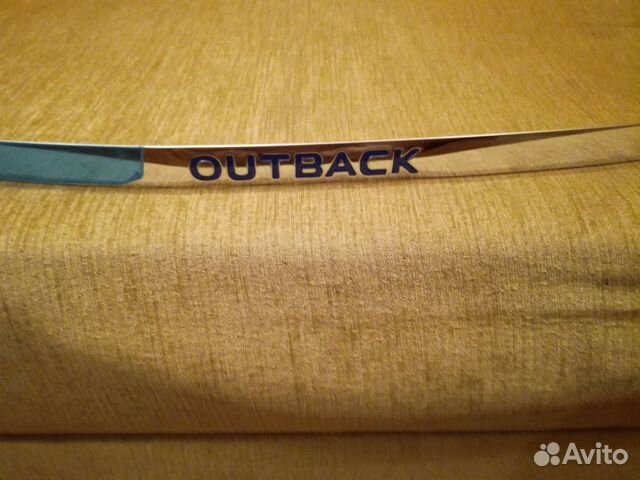 Накладка на крышку багажника Subaru Outback 4