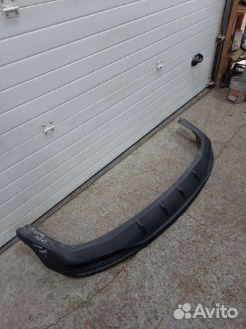 Hyundai solaris 2 юбка заднего бампера