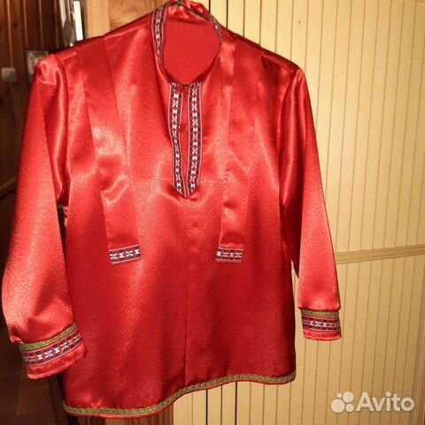 Русско-народная рубашка с поясом