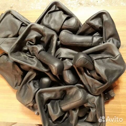 Ручка кпп ваз 2110,11,12 натуральная кожа