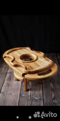 Винный столик 4 бокала