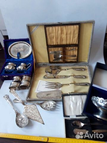 Набор столовых приборов сереброИталия.Винтаж