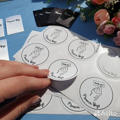 Печать самоклеящихся Этикеток, Наклеек, Стикеров