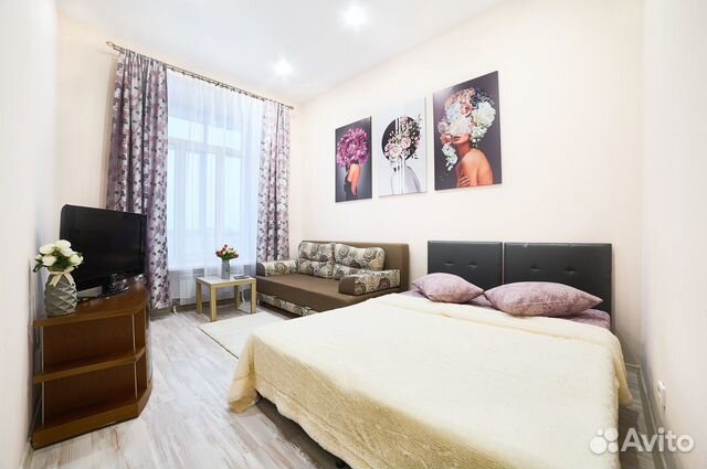 

1-к. квартира, 35 м², 2 кровати