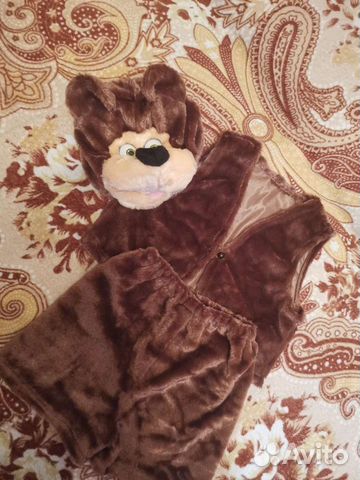 Новогодний костюм для мальчика медведь