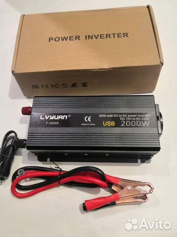 Преобразователь напряжения с 12 на 220 инвертор 2к