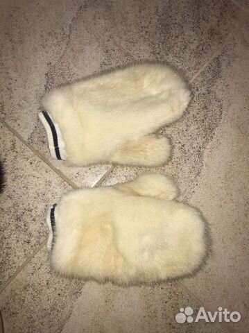 Норковые варежки (целиковая норка)