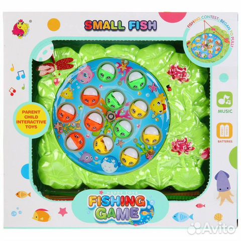 Интерактивная игра рыбалка на магнитах (звук)