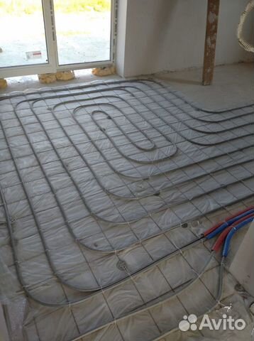 Водяной теплый пол, монтаж отопления