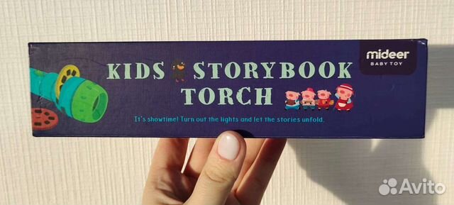 Мини проектор фонарик 