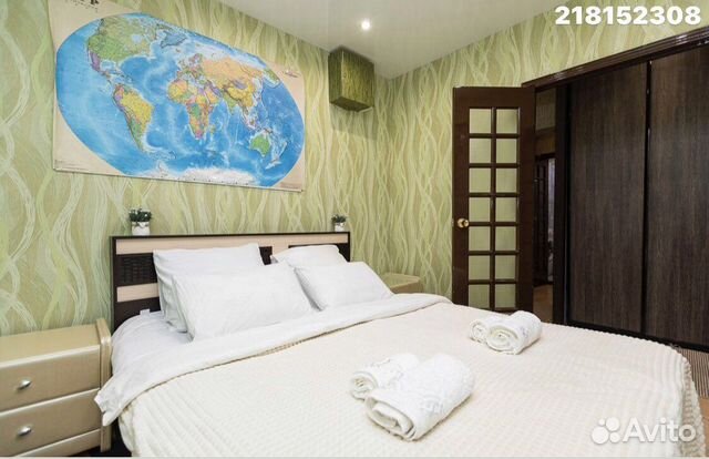 

1-к. квартира, 42 м², 2 кровати