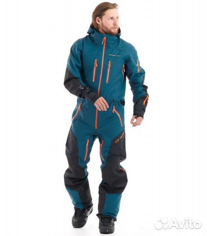 Комбинезон SuperLight 3L MAN Dark Ocean - Orange