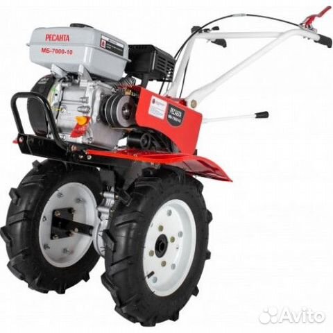 Мотоблок Ресанта мб-7000Р-10 (7 л/с/колеса 4х10)
