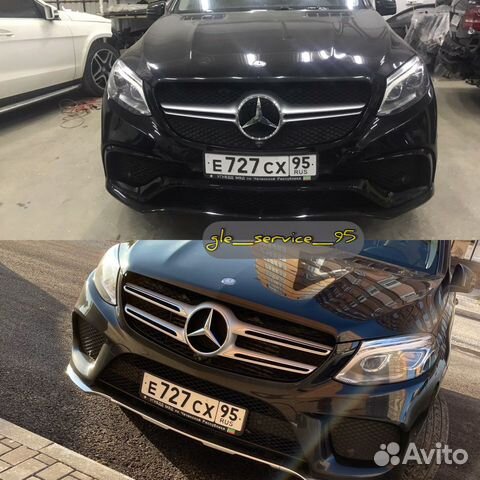 Обвес GLE AMG 63 mercedes