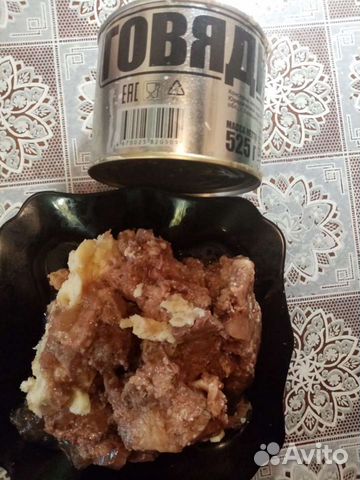 Тушенка Армейская, тушеная говядина