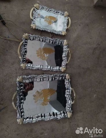 Поднос СССР из нержавейки