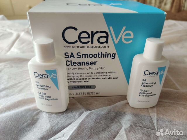 Smoothing cleanser. CERAVE sa Smoothing Cleanser купить.