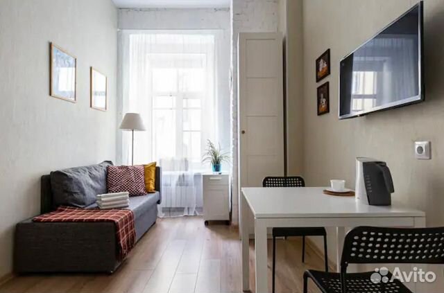 

Квартира-студия, 18 м², 2 кровати