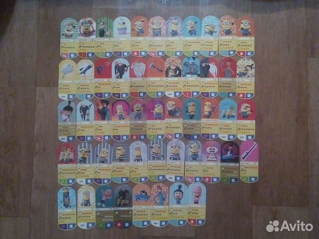 Карточки из серии 