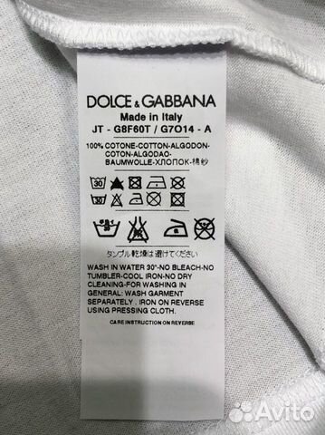 Футболка Dolce Gabbana, оригинал, Италия