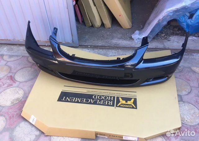 Бампер Hyundai Accent в цвет Черный
