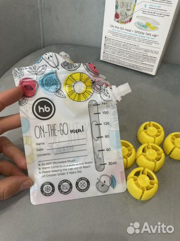 Новые пакеты для детского пюре, 2шт