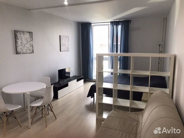 

Квартира-студия, 32 м², 2 кровати