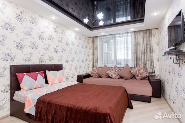 

1-к. квартира, 45 м², 3 кровати