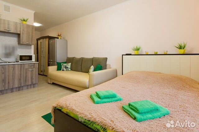 

Квартира-студия, 39 м², 2 кровати