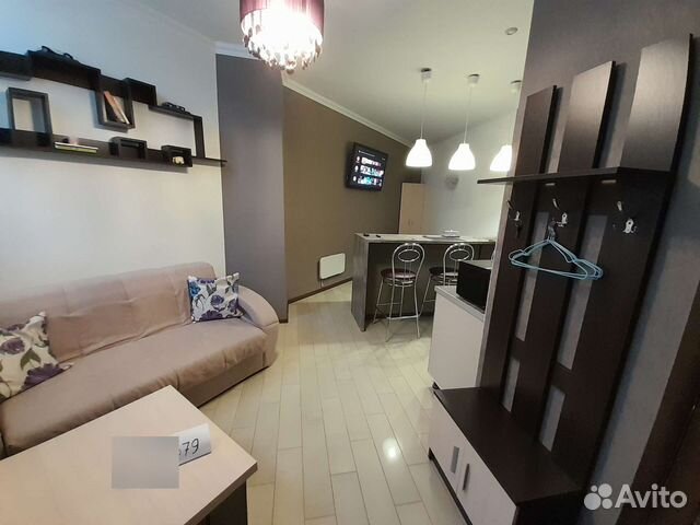 

Квартира-студия, 27 м², 2 кровати
