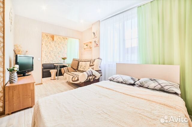 

Квартира-студия, 30 м², 2 кровати