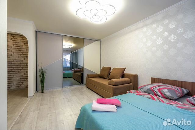 

1-к. квартира, 35 м², 2 кровати