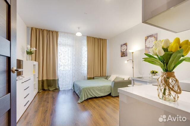 

Квартира-студия, 28 м², 1 кровать