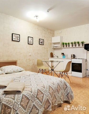 

Квартира-студия, 40 м², 2 кровати