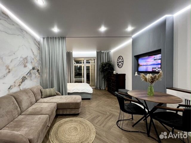 

Квартира-студия, 40 м², 2 кровати
