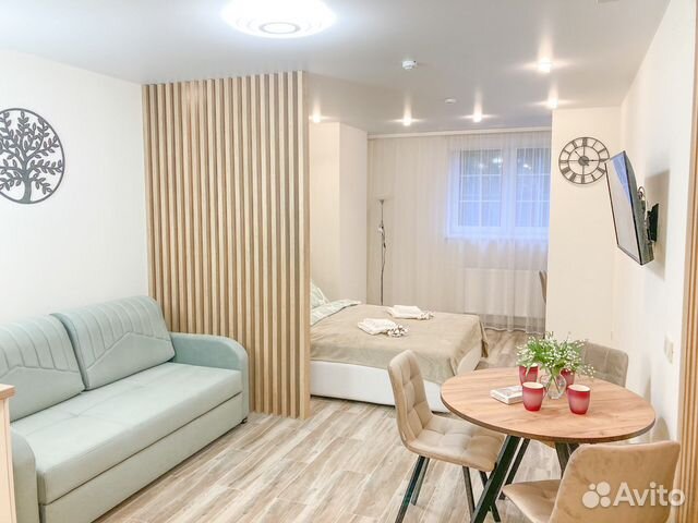 

Квартира-студия, 40 м², 2 кровати