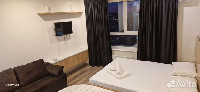 

Квартира-студия в апарт-отеле, 25 м², 2 кровати