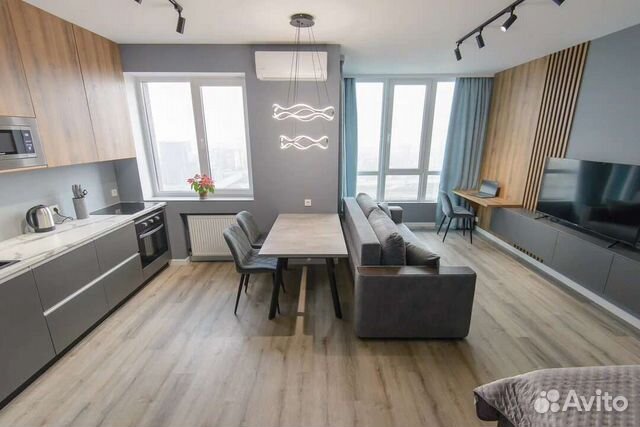 

Квартира-студия, 41 м², 2 кровати