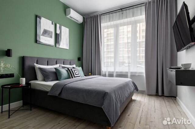 

1-к. квартира, 39 м², 2 кровати